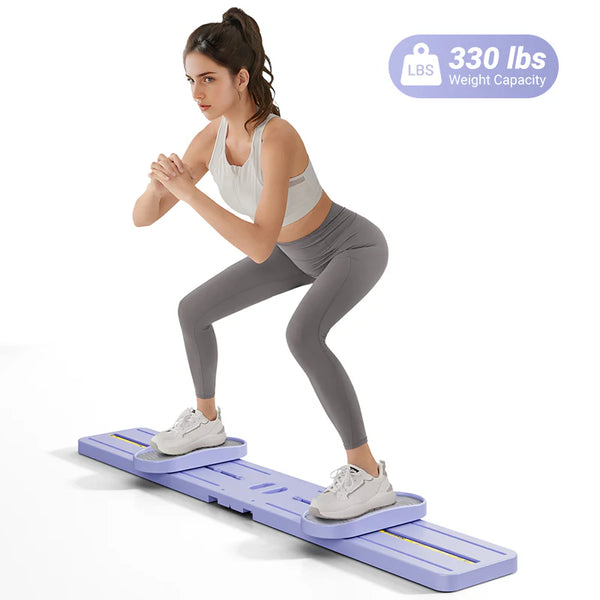 Ski Trainer 3-in-1 Leg Exercise Machine Foldable & Portable Pelvic Muscle Hip Trainer