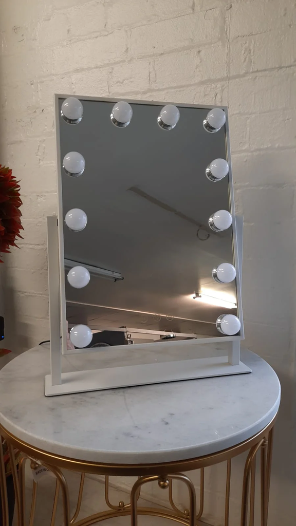Makeup Vanity Mirror – 12 LED Bulbs, Electric, Touch Screen Control