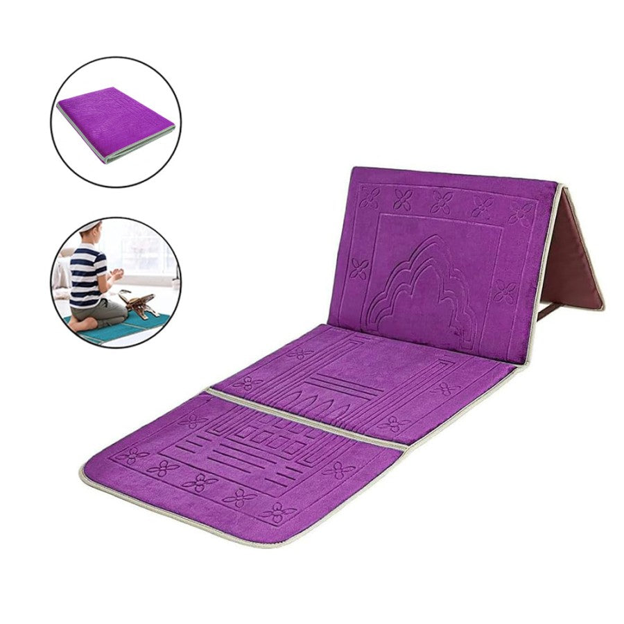 Prayer Rug Mat with Back Sitter Support